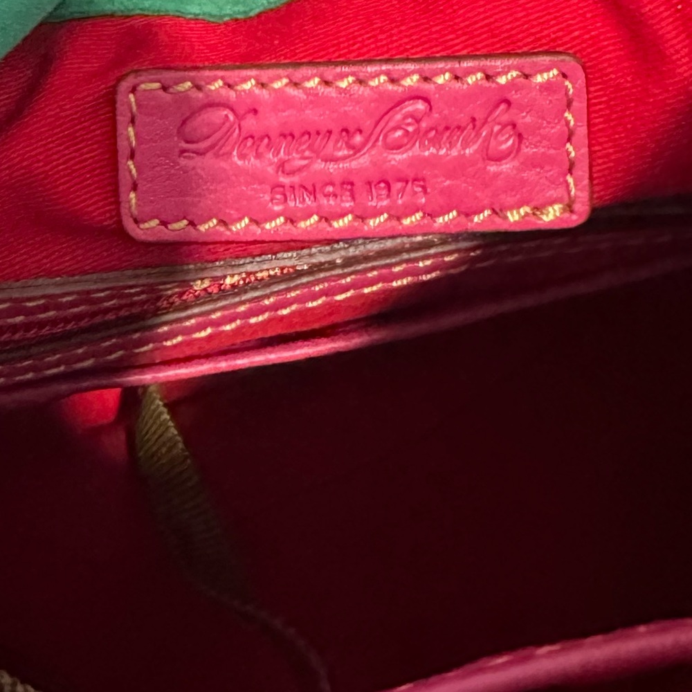 Dooney & Bourke Fuchsia Leather Satchel florentine - Picture 2 of 7